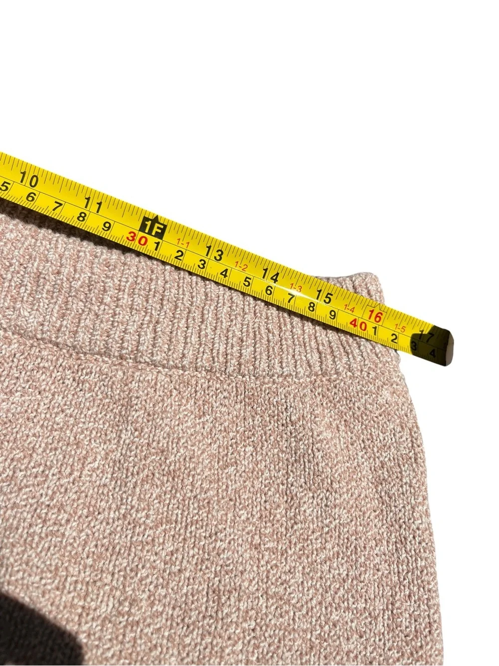 Rylee + Cru Women's Knit Shorts - Heathered Rose Loungewear Sz M